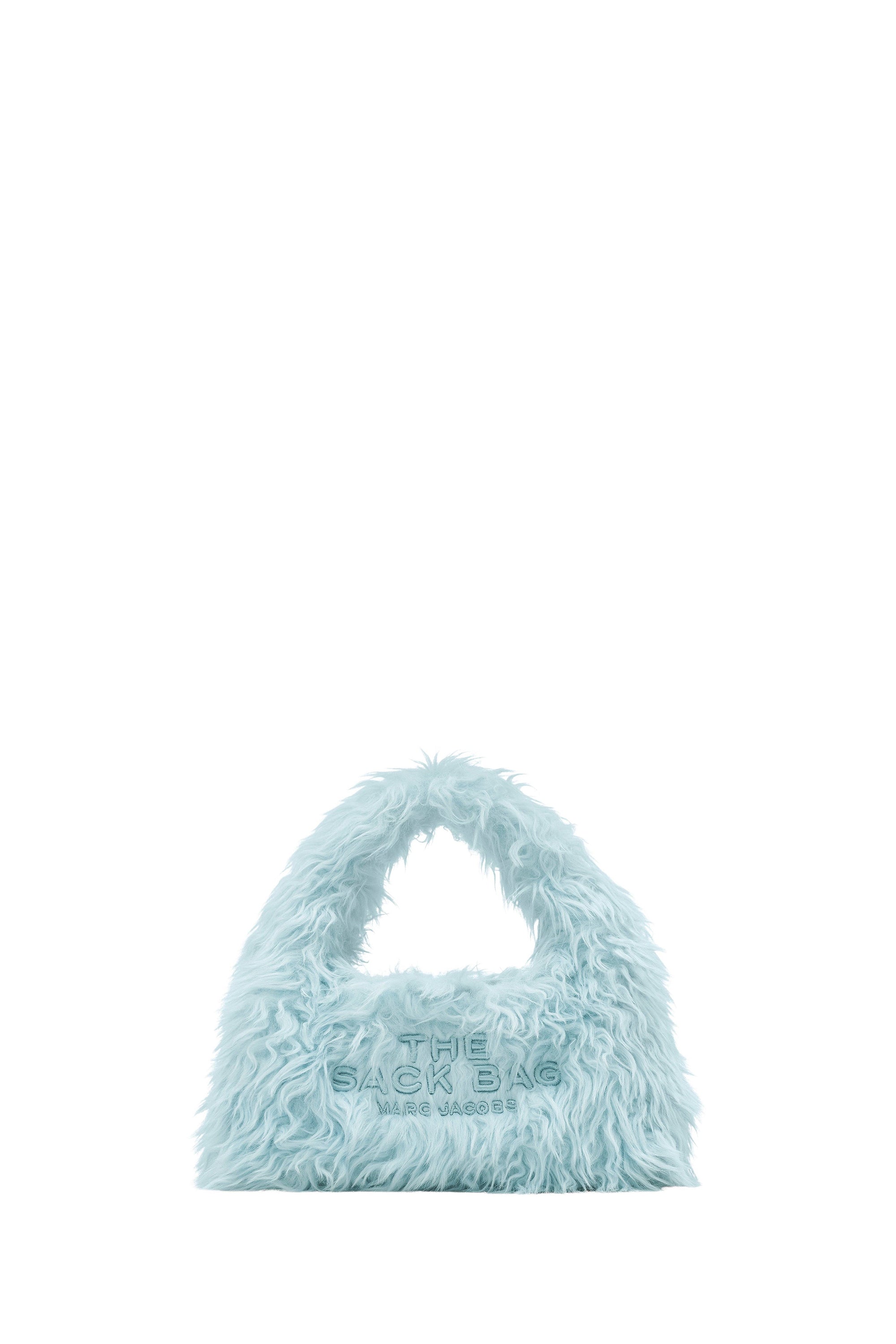 Petit sac Sack en fausse fourrure - Cloud Blue