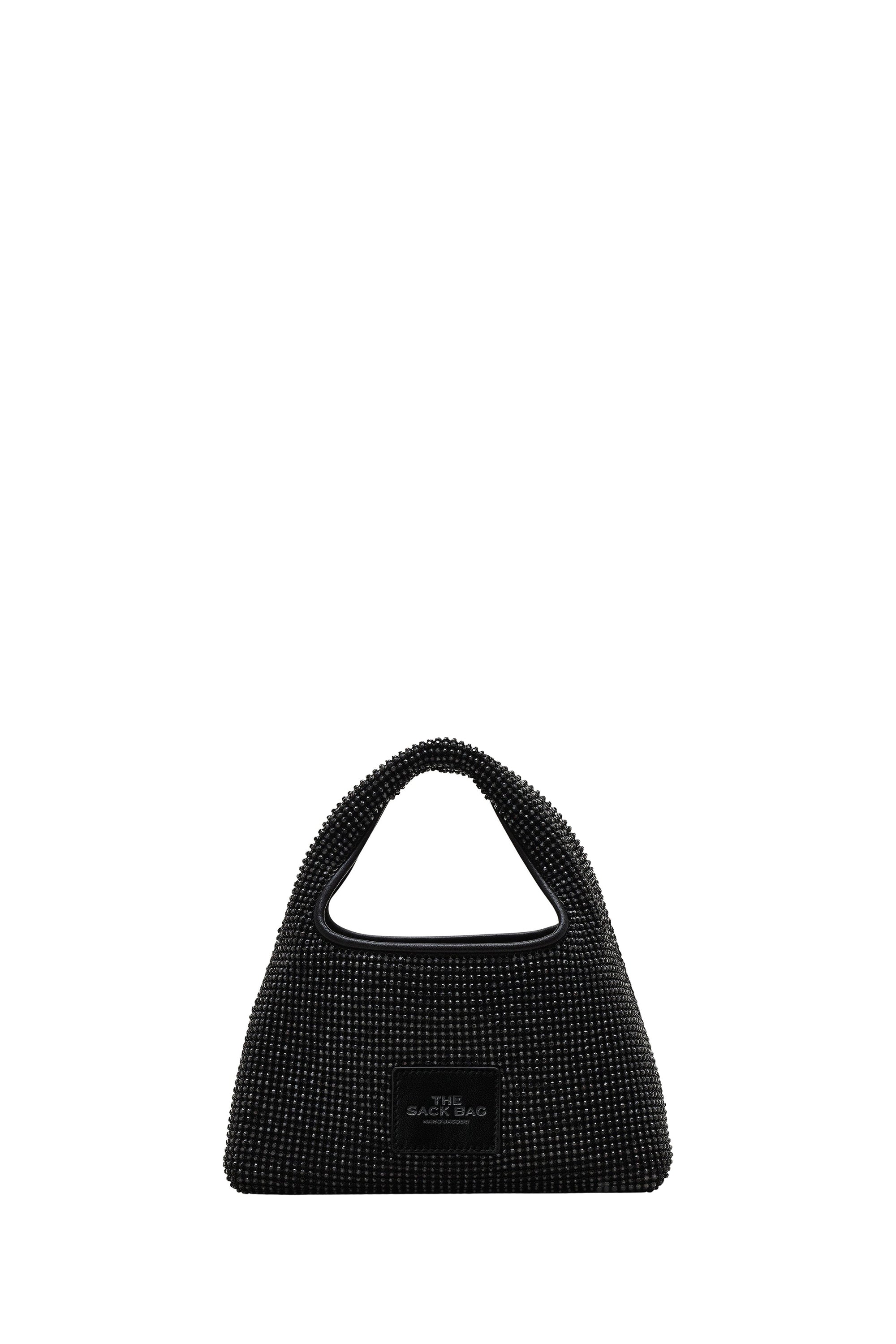 The Sack Bag rhinestone mini bag - Black