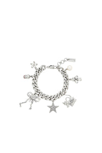 Bracelet Cat Out of the Bag en laiton - Silver