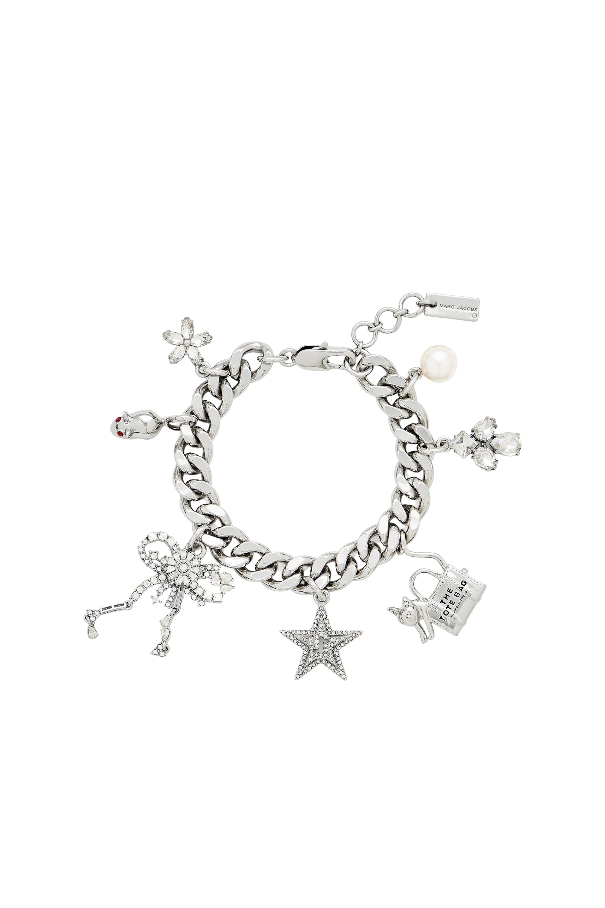 Bracelet Cat Out of the Bag en laiton - Silver