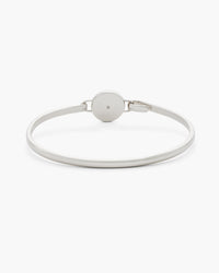 Bracelet Bouton en laiton - Silver & Black