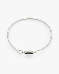 Bracelet Bouton en laiton - Silver & Black