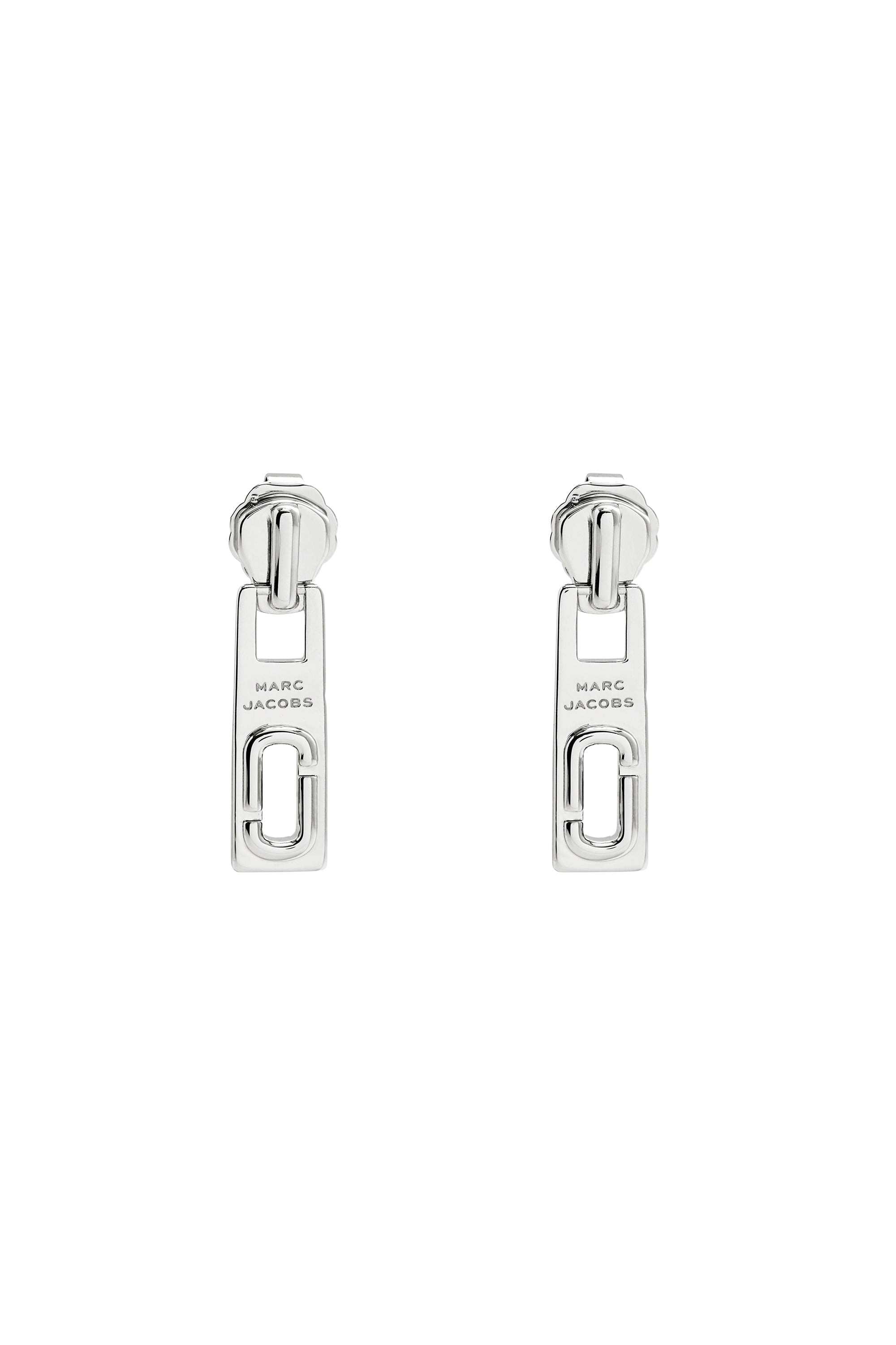 Boucles d'oreilles tirettes en laiton - Silver