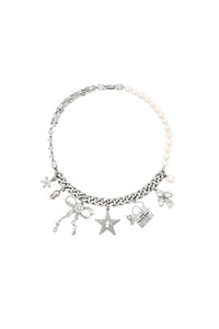 Collier Cat out of the Bag en laiton - Silver