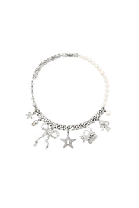 Collier Cat out of the Bag en laiton - Silver