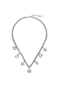 Collier à breloques en laiton - Light Antique Silver