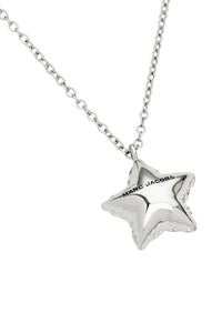 1 NEW / 14 TROCA /34,5€   Collier Etoile Ballon en laiton - Light Antique Silver