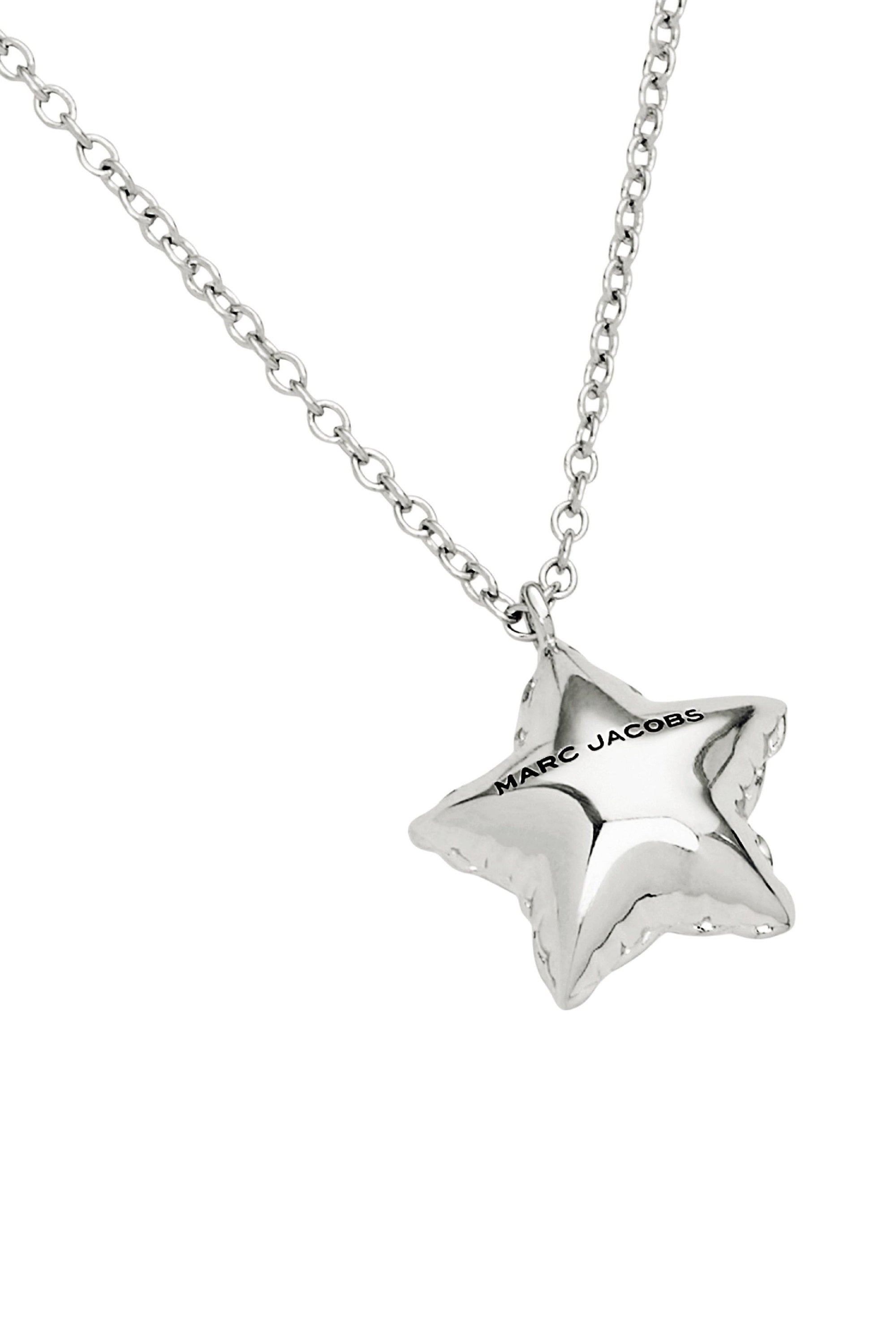 1 NEW / 14 TROCA /34,5€   Collier Etoile Ballon en laiton - Light Antique Silver