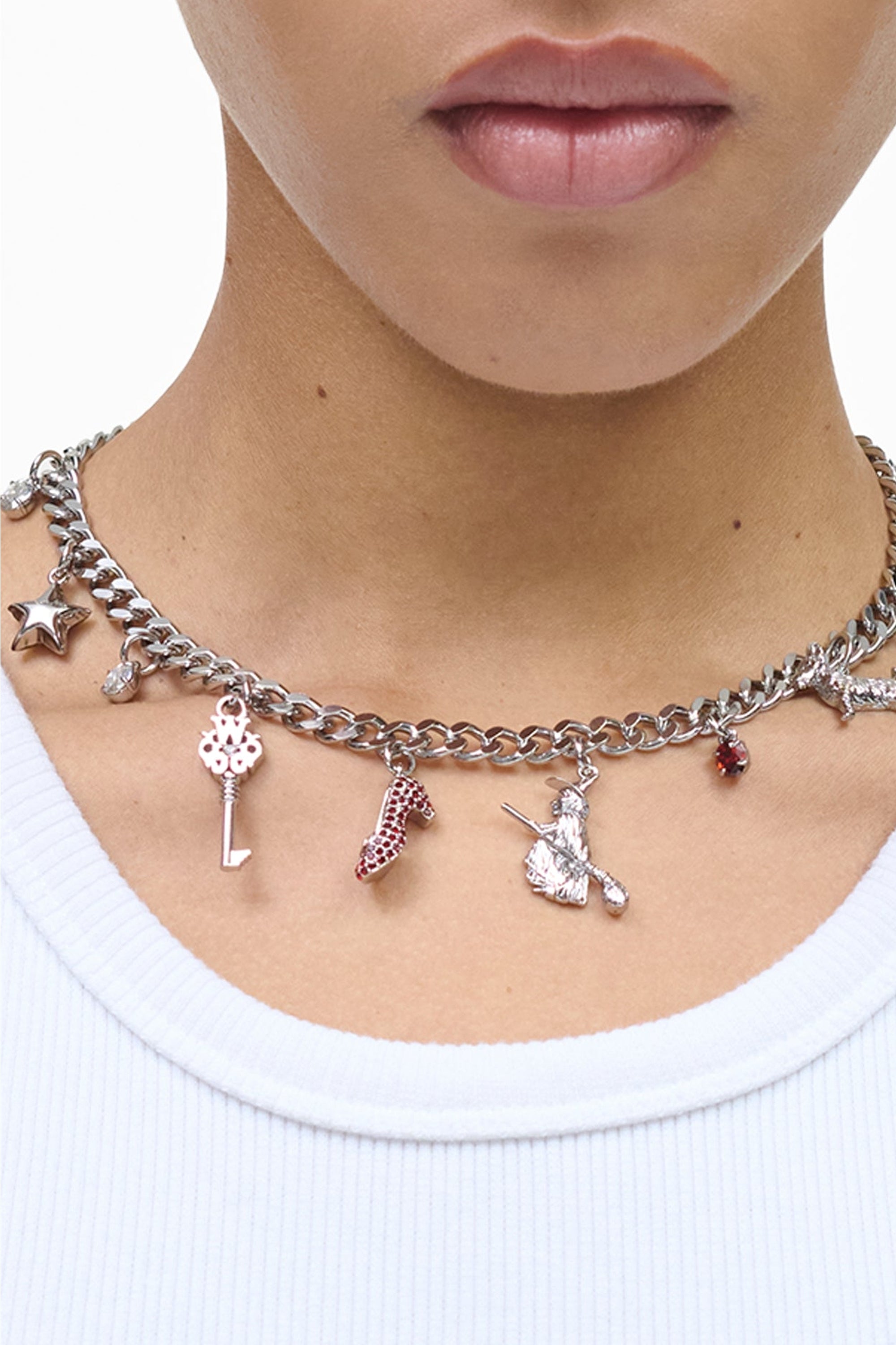 Collier mini Icon e laiton - Silver