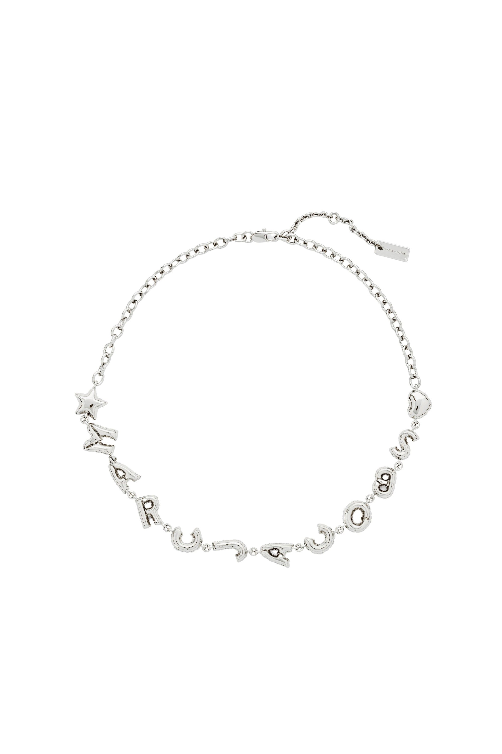 Collier Ballon Marc Jacobs en laiton - Light Antique Silver