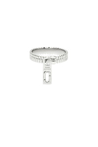Bague fantaisie en laiton - Silver