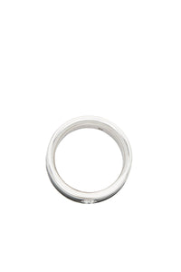 Bague en laiton - Silver & Black