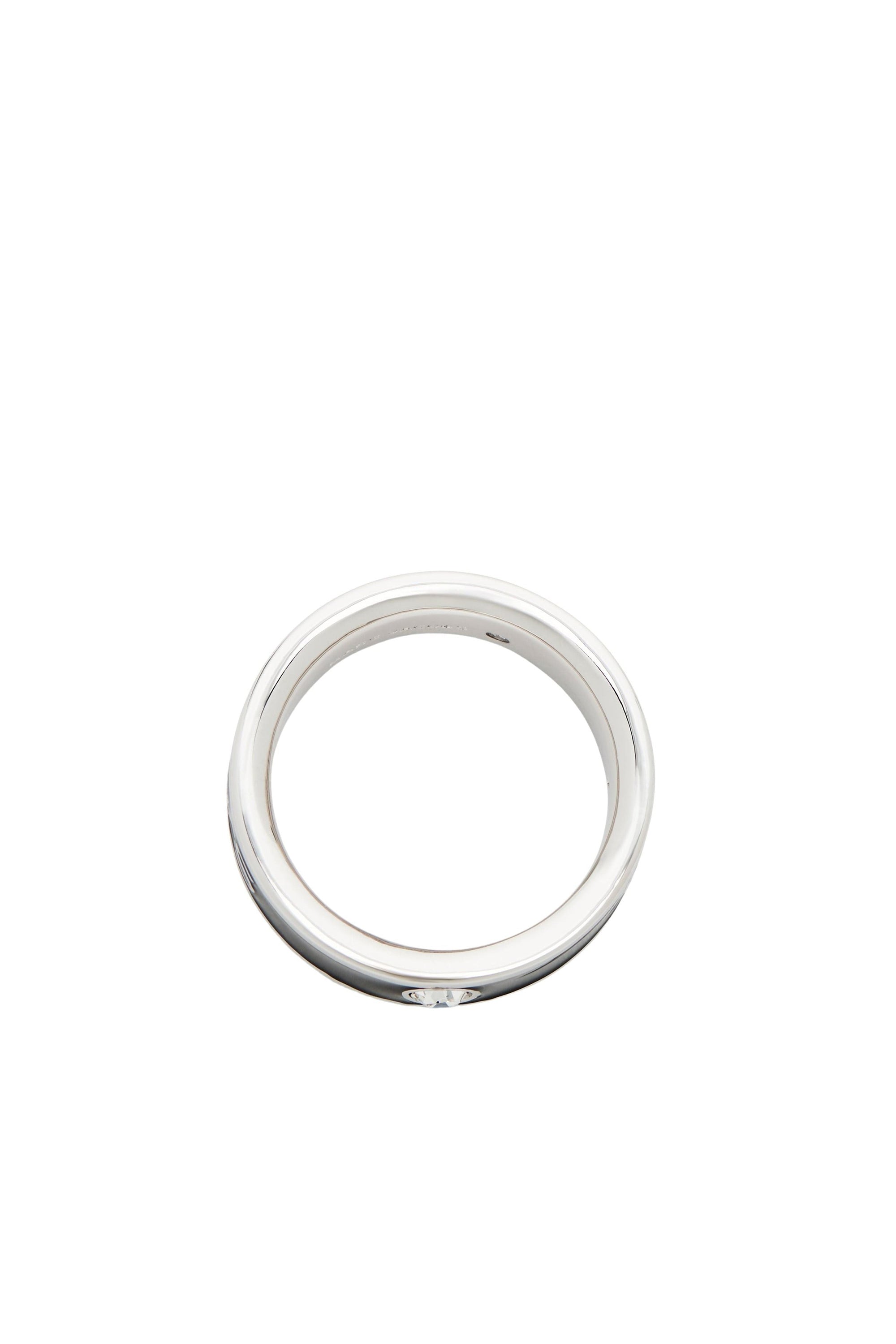 Bague en laiton - Silver & Black