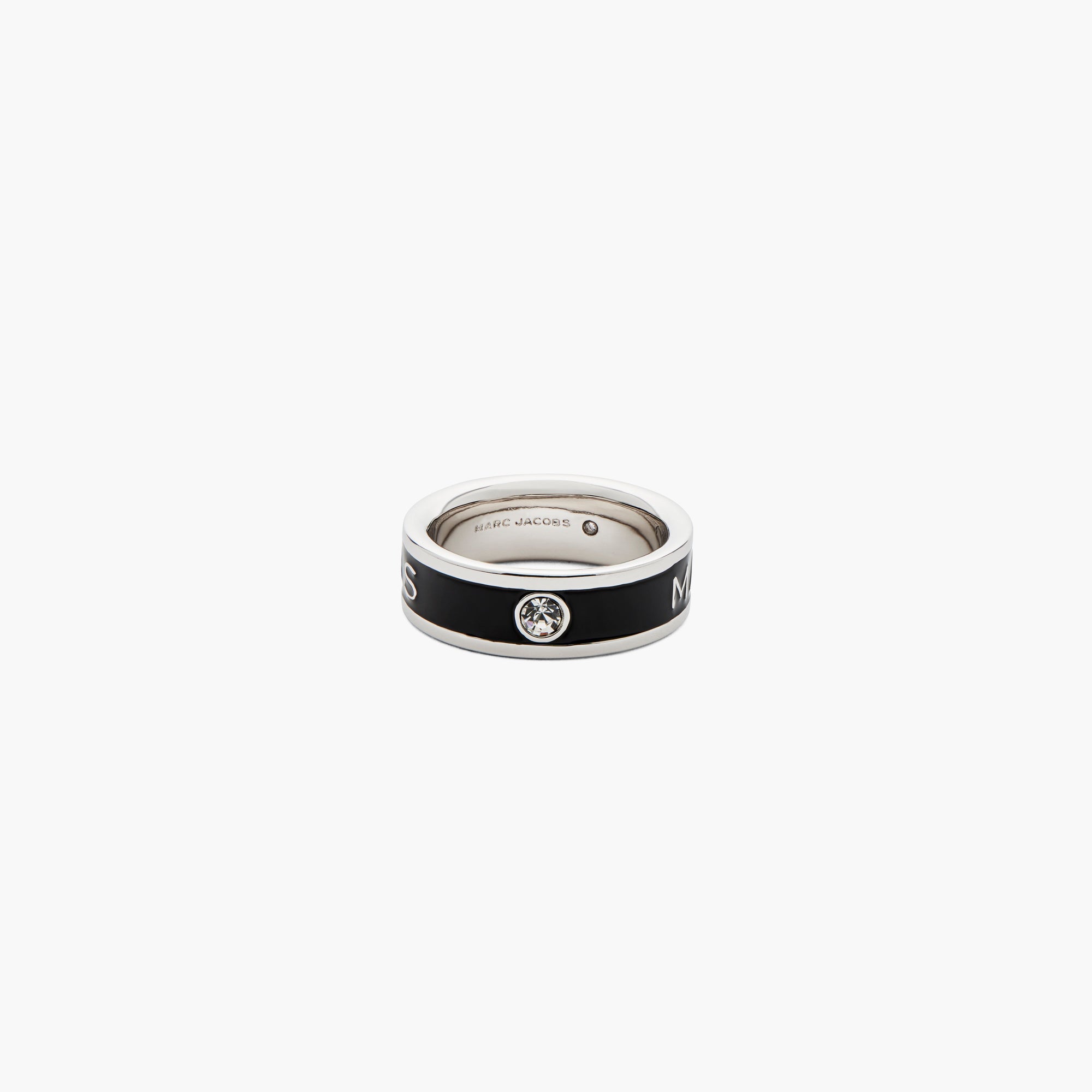 Bague en laiton - Silver & Black