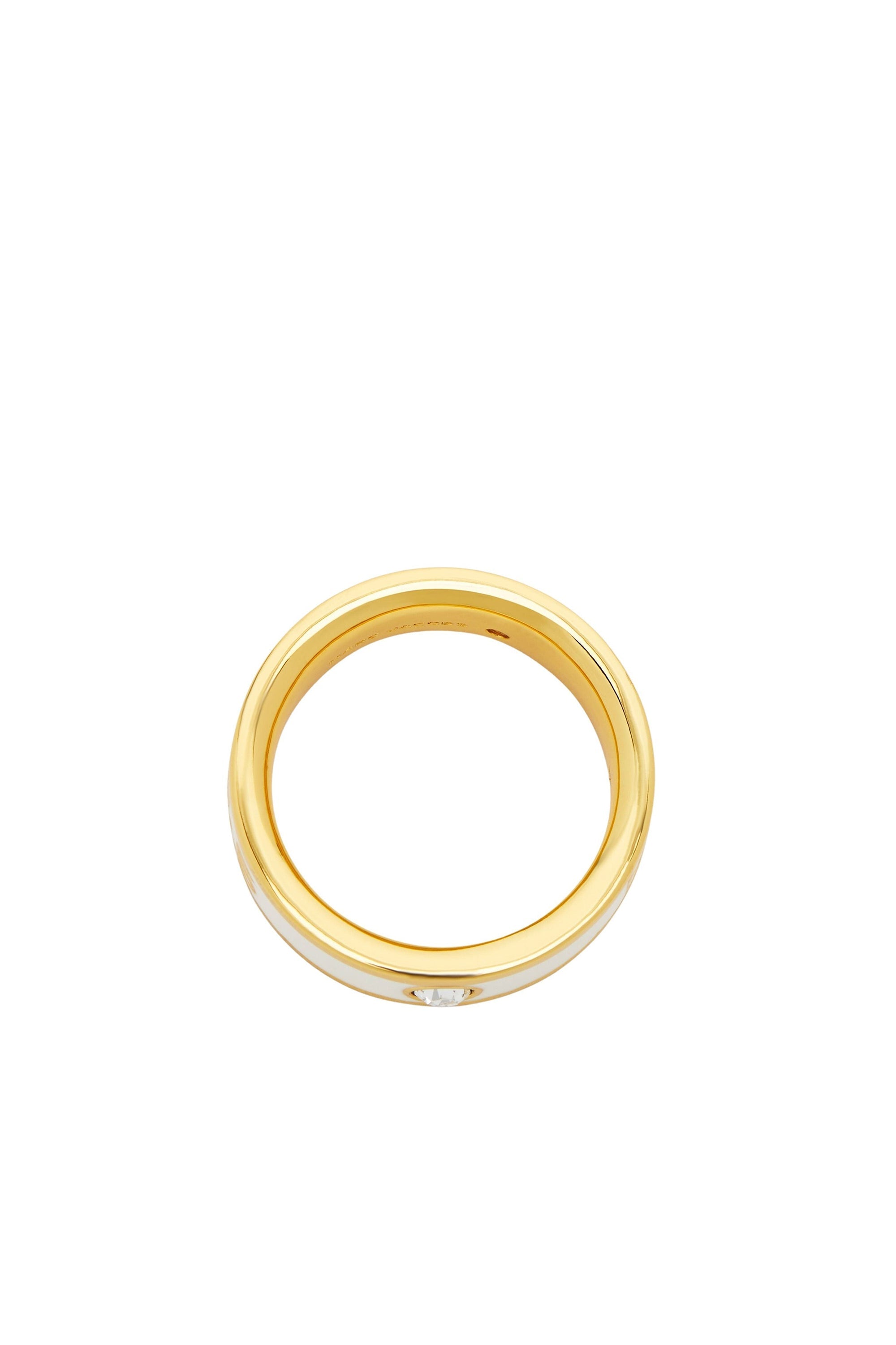Bague en laiton - Gold & Cream