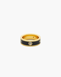 Bague en laiton - Gold & Black