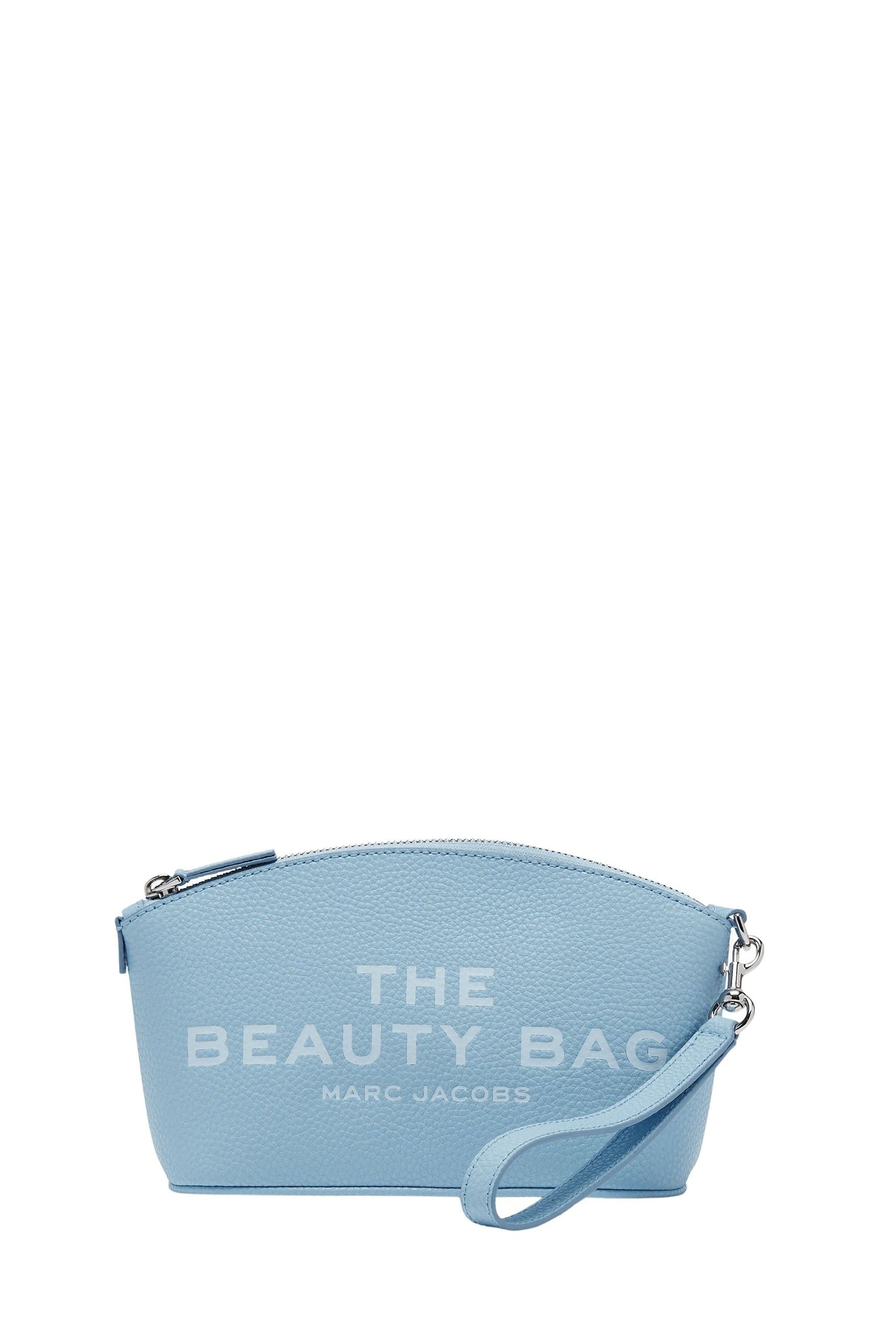 Trousse de beauté en cuir - Celeste Blue