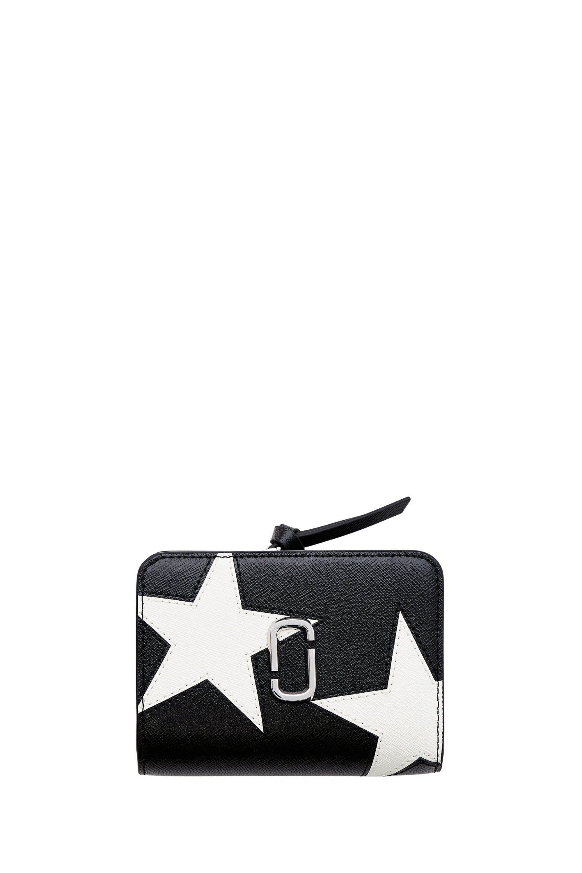 1 NEW / 5 TROCA /54€   Mini portefeuilcompact en cuir - Black & White