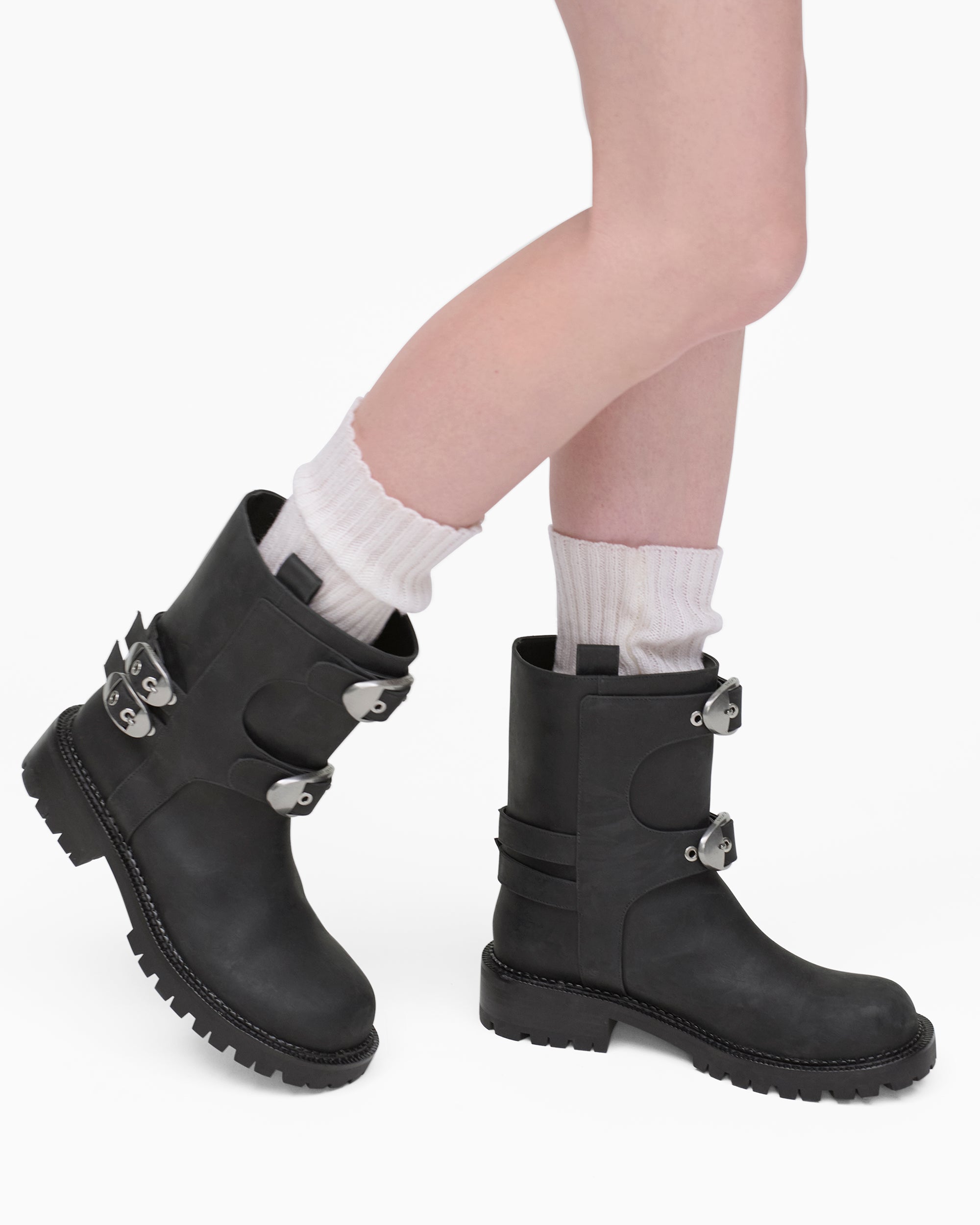 THE KIKI MOTO ANKLE BOOT