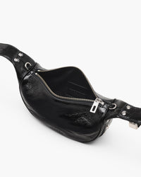 Petit sac The Crinkle en cuir - Black
