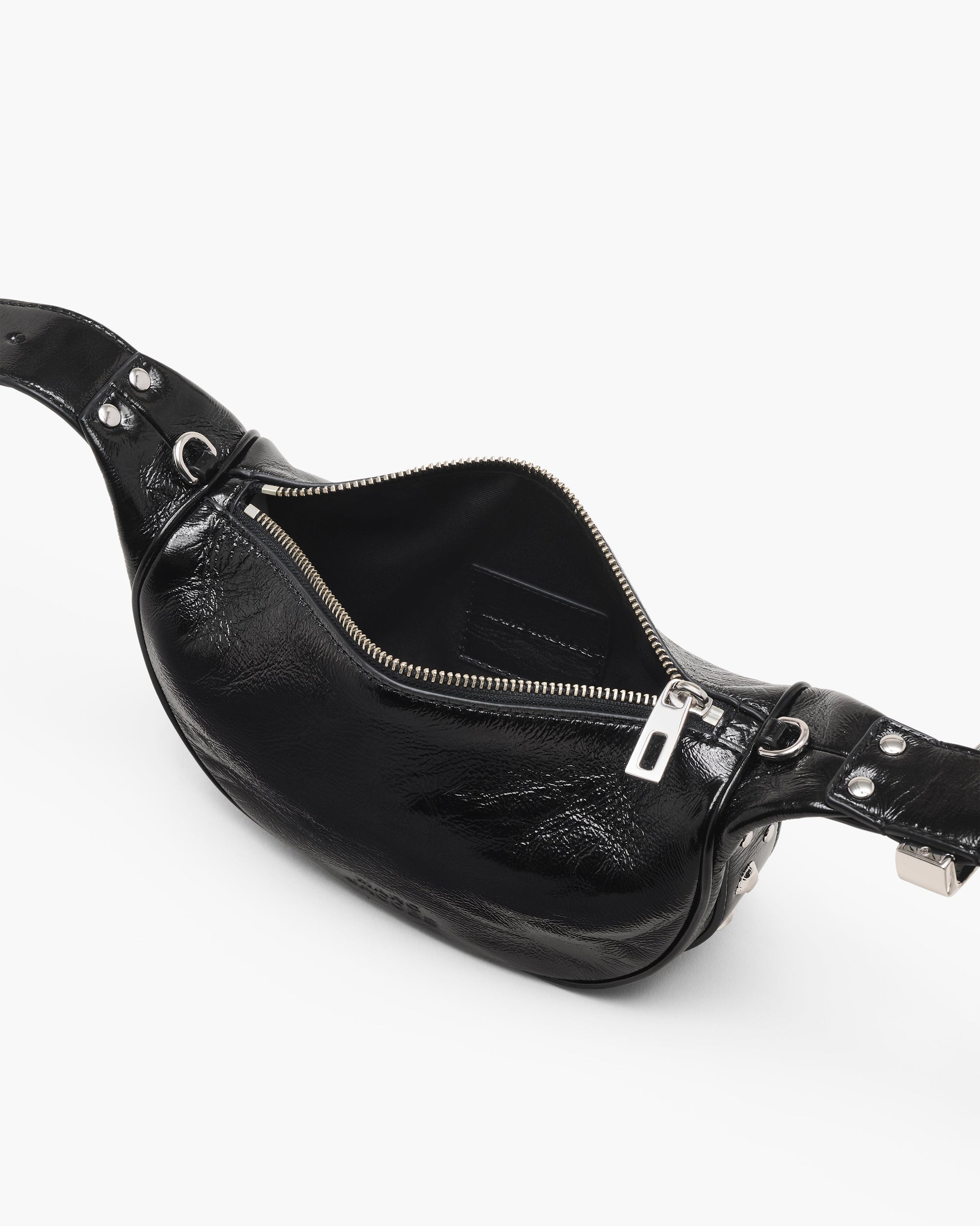 Petit sac The Crinkle en cuir - Black