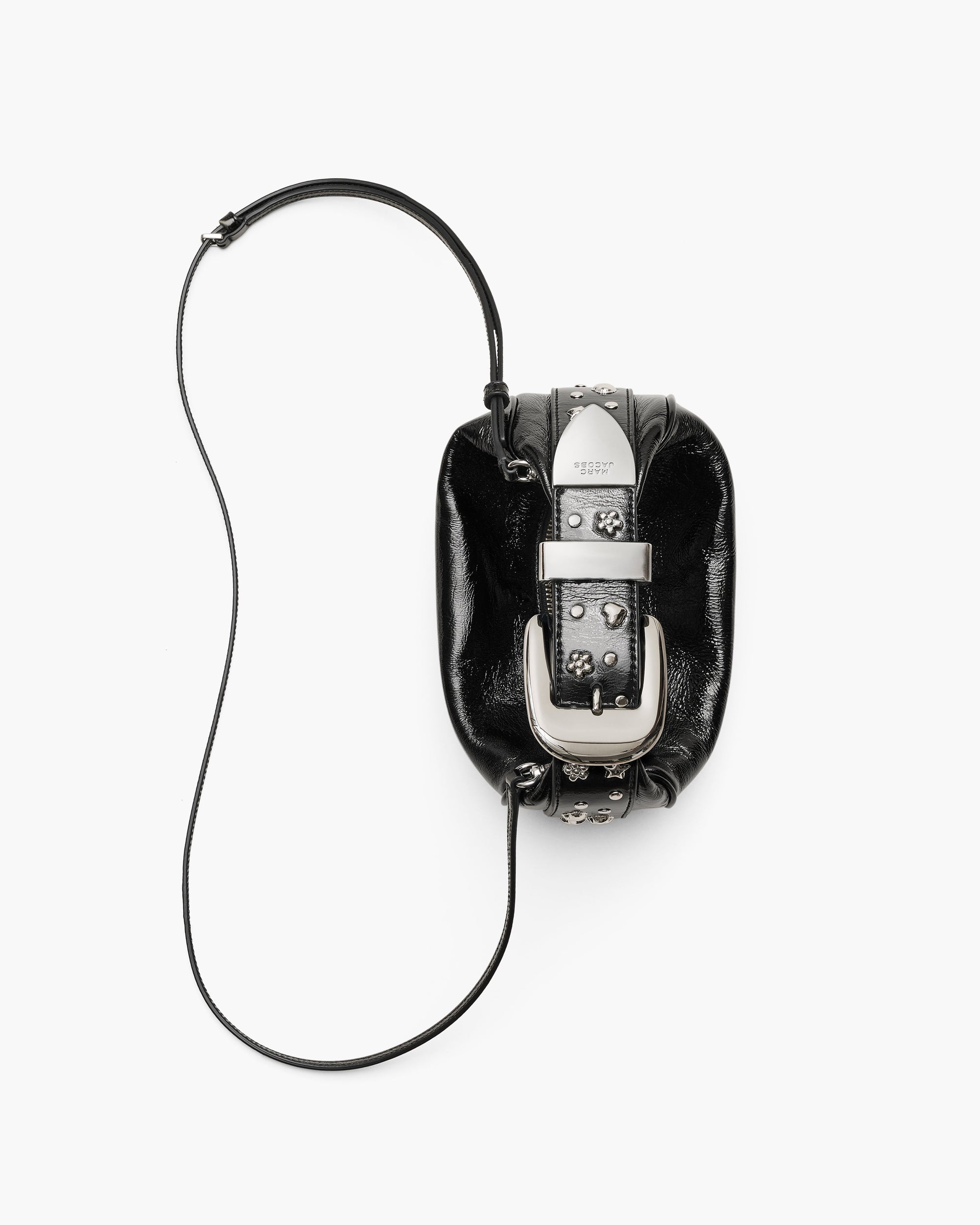 Petit sac The Crinkle en cuir - Black