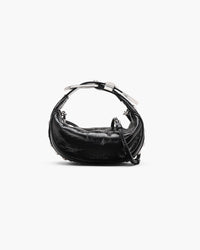 Petit sac The Crinkle en cuir - Black