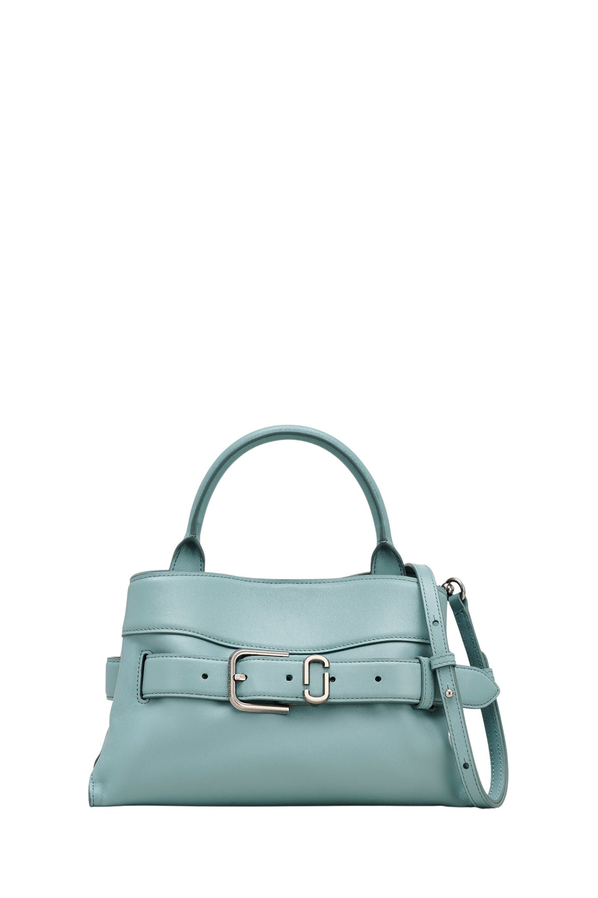 Petit sac The Satchel en cuir - Sky Blue