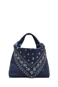 The Sack Bag leather bag - Navy