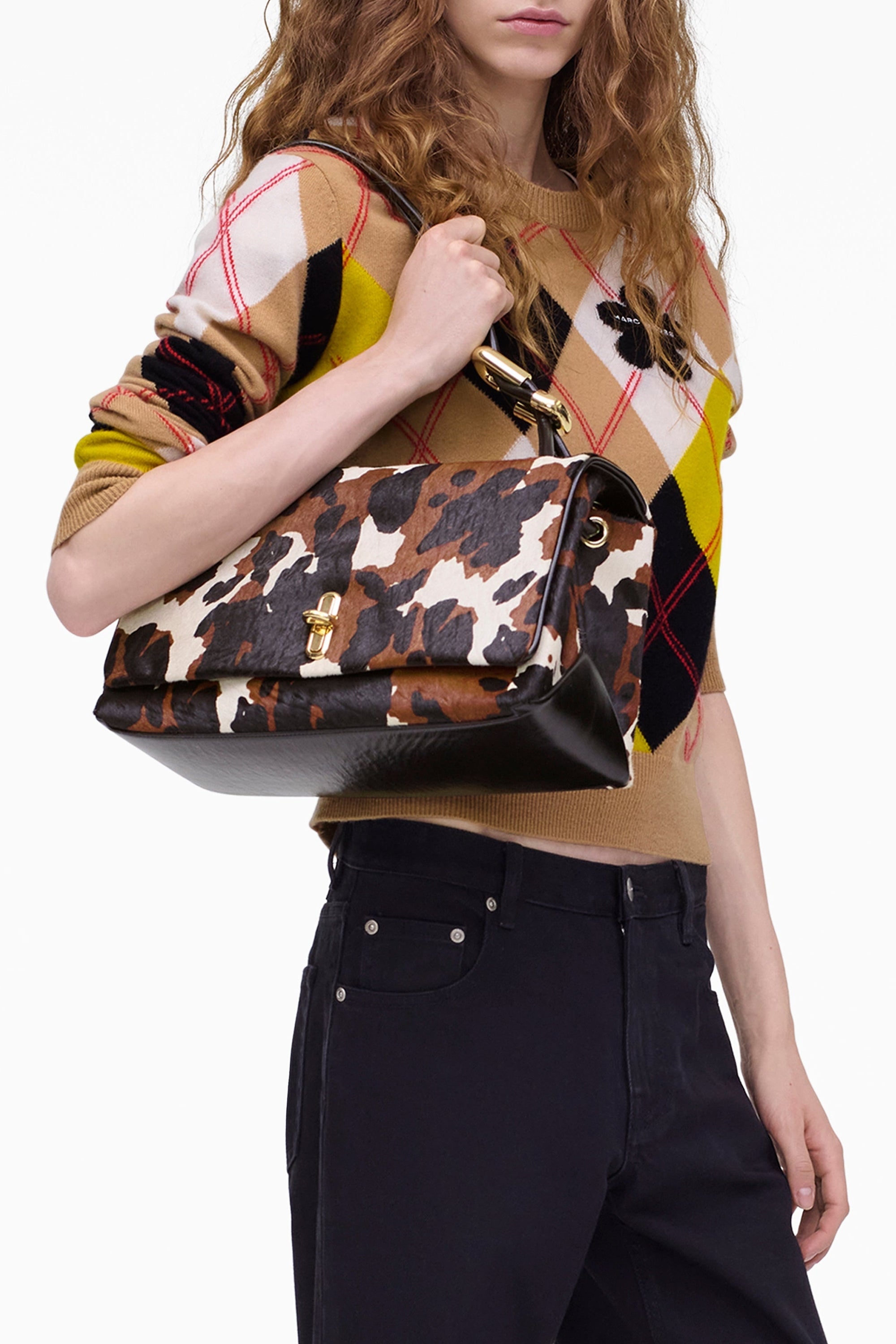 Sac The Dual en cuir - Mocha