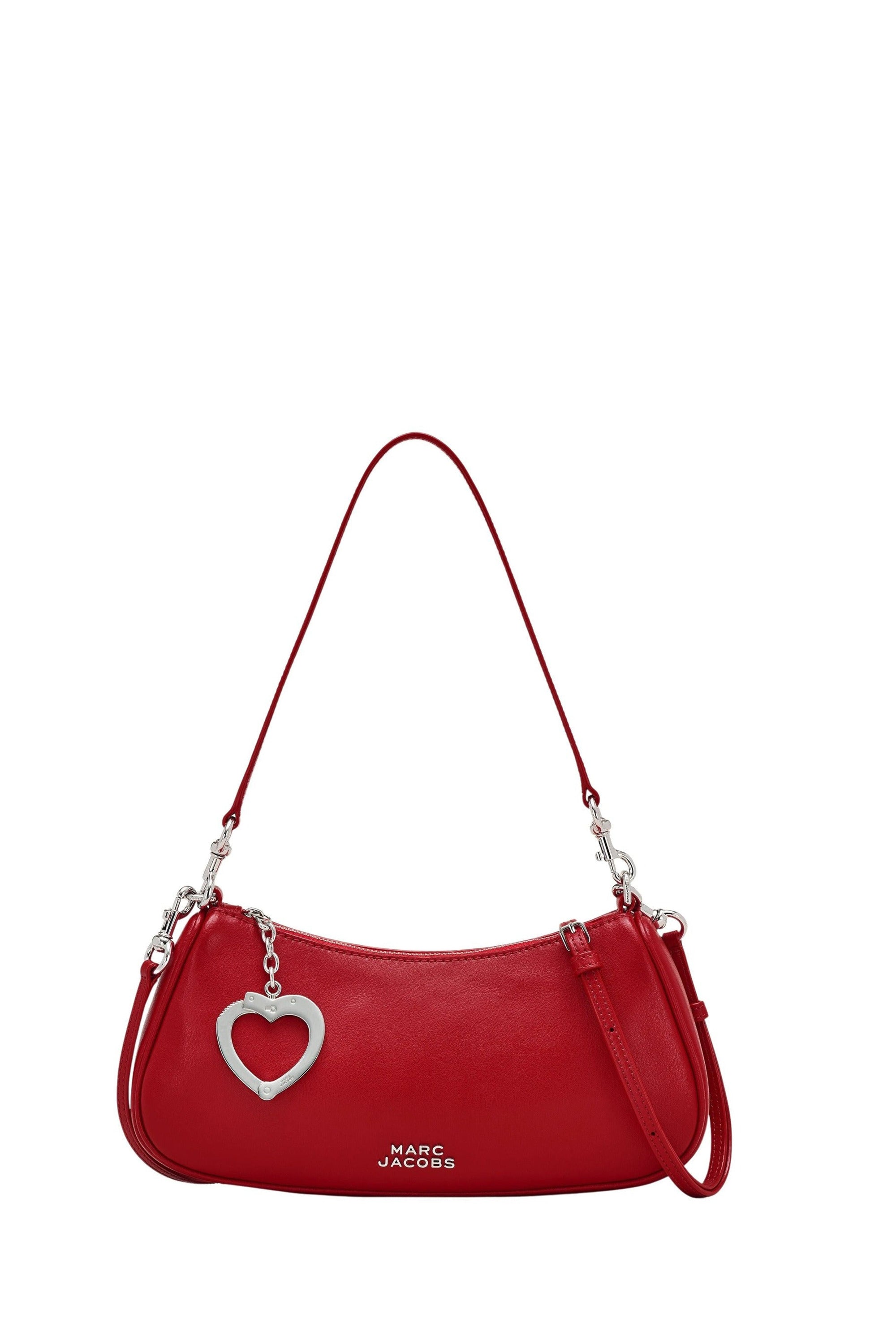 Sac à bandoulière avec sequins en cuir - True Red