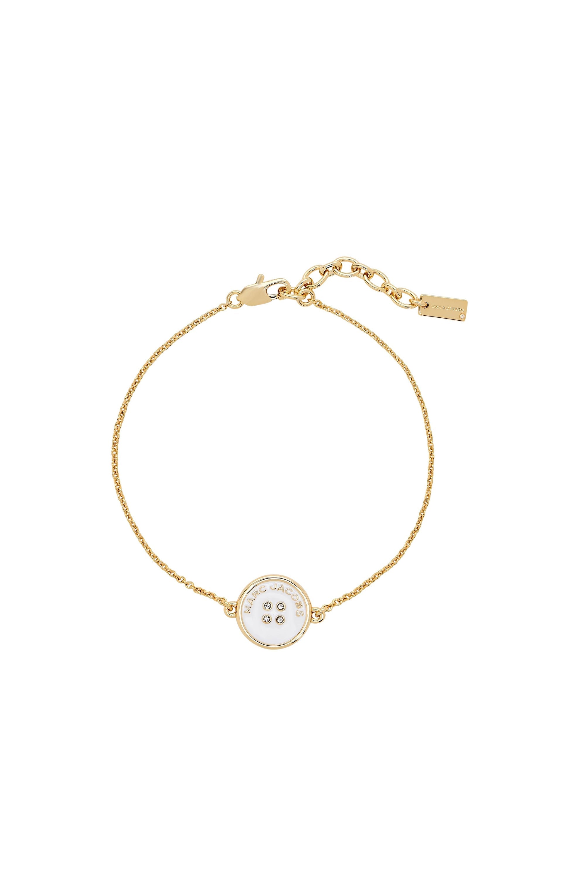 Bracelet Bouton en laiton - Gold & Cream