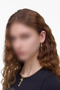 Boucles d'oreilles Poney en laiton - Gold