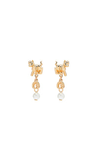 Boucles d'oreilles Poney en laiton - Gold