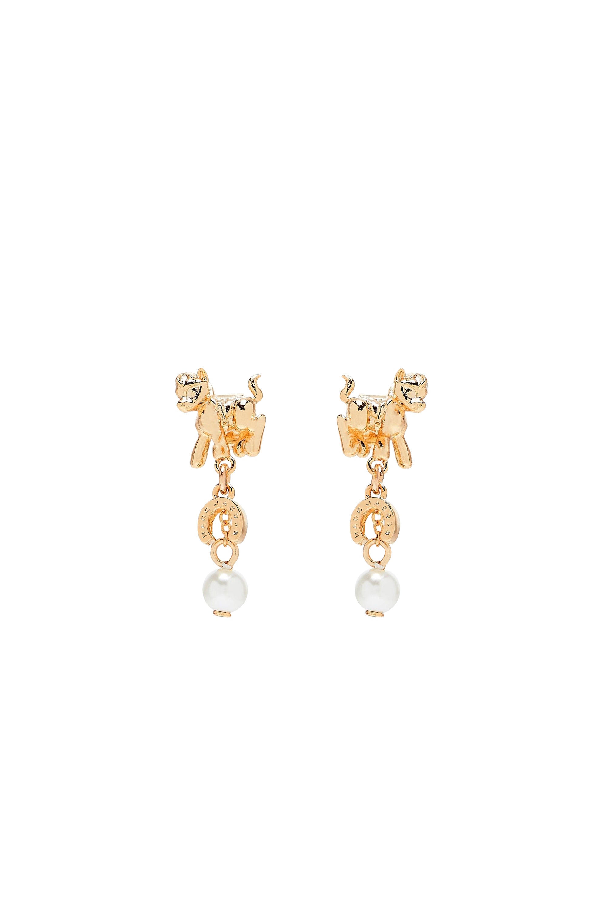 Boucles d'oreilles Poney en laiton - Gold