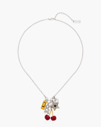 TRINKET CHARM CLUSTER NECKLACE
