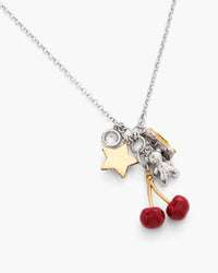 TRINKET CHARM CLUSTER NECKLACE