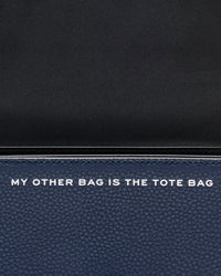 Petit sac The Mini en cuir - Navy