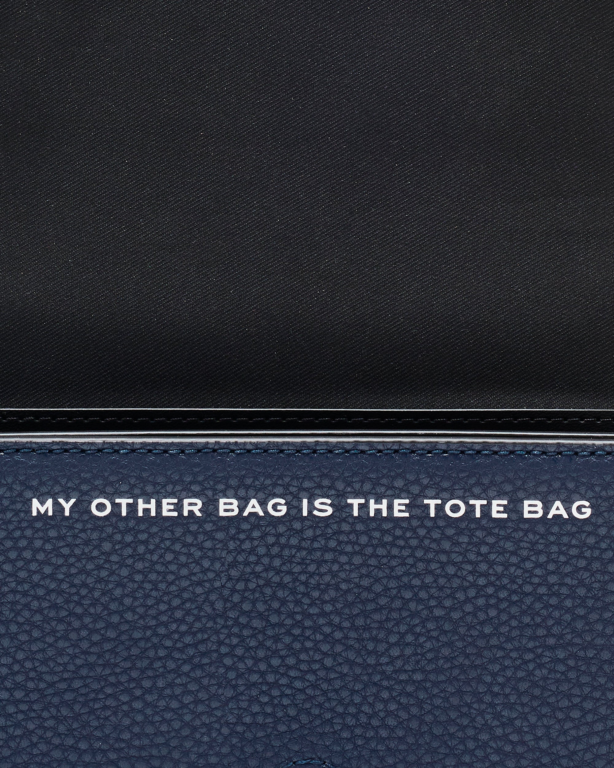 Petit sac The Mini en cuir - Navy