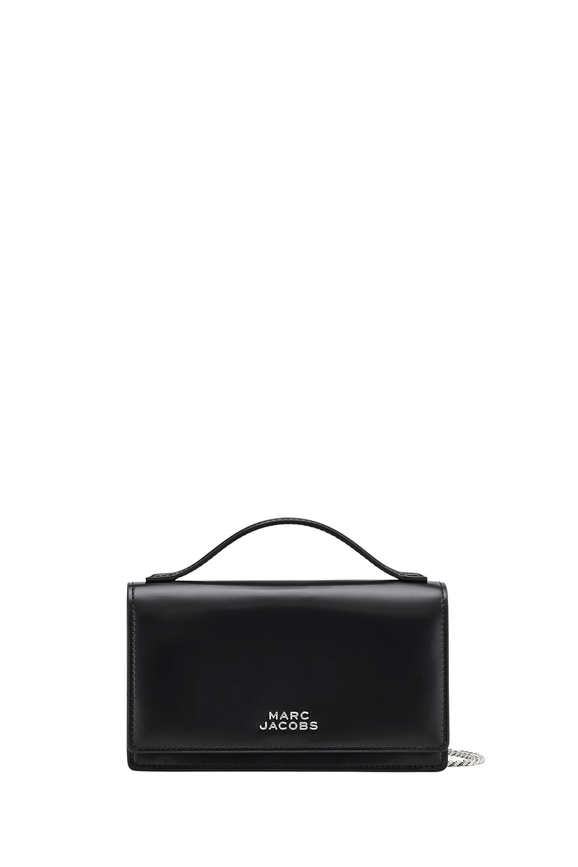 Sac The Mini Glam Mirror en cuir - Black