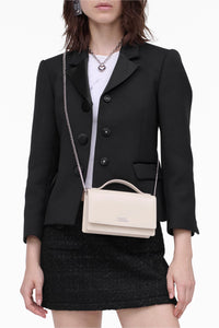Sac The Mini Glam Mirror en cuir - Cotton White
