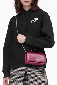 Sac The Mini Glam Mirror en cuir - Lipgloss Pink