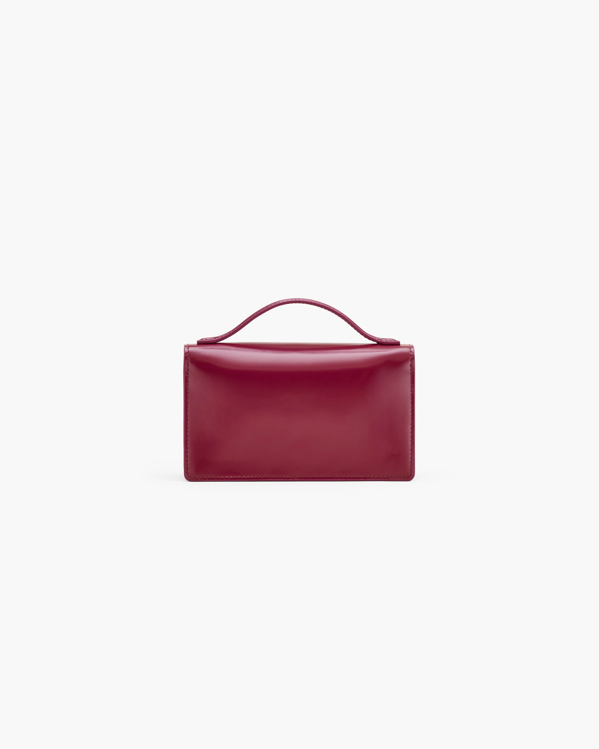 Sac The Mini Glam Mirror en cuir - Lipgloss Pink