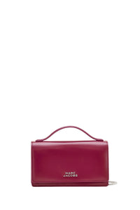 Sac The Mini Glam Mirror en cuir - Lipgloss Pink