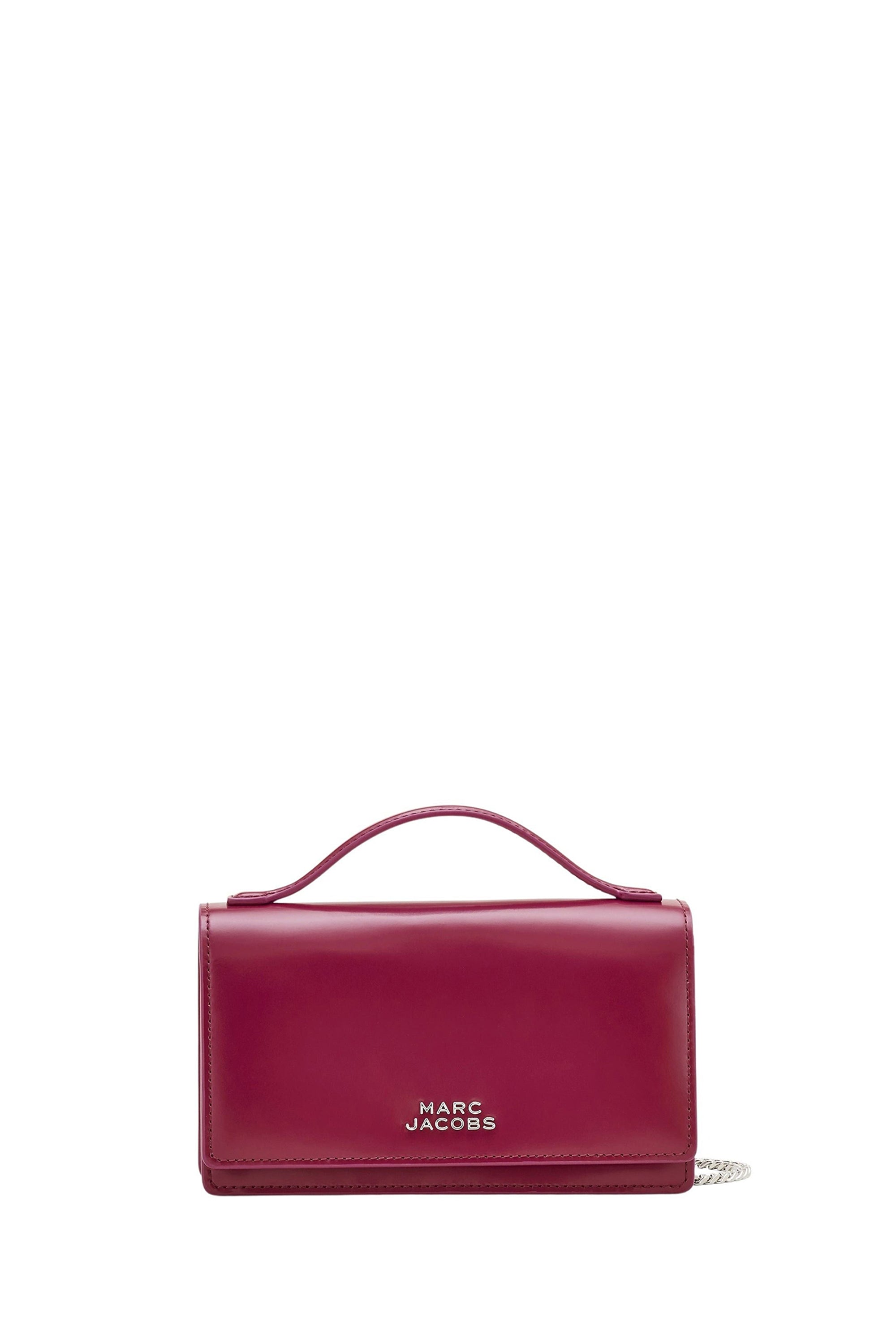 Sac The Mini Glam Mirror en cuir - Lipgloss Pink
