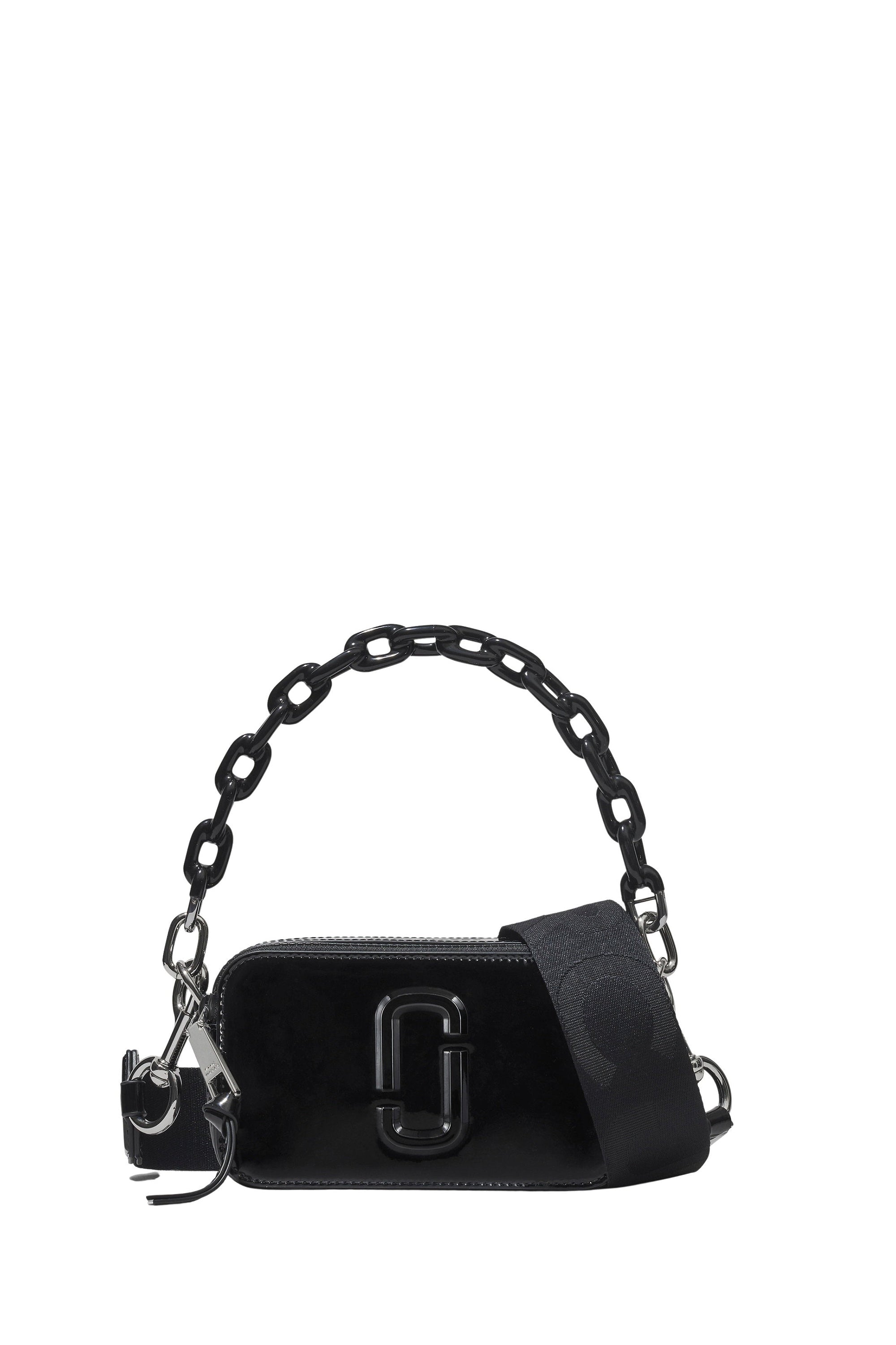 PAS INFO   Sac The Snapshot en cuir verni - Black