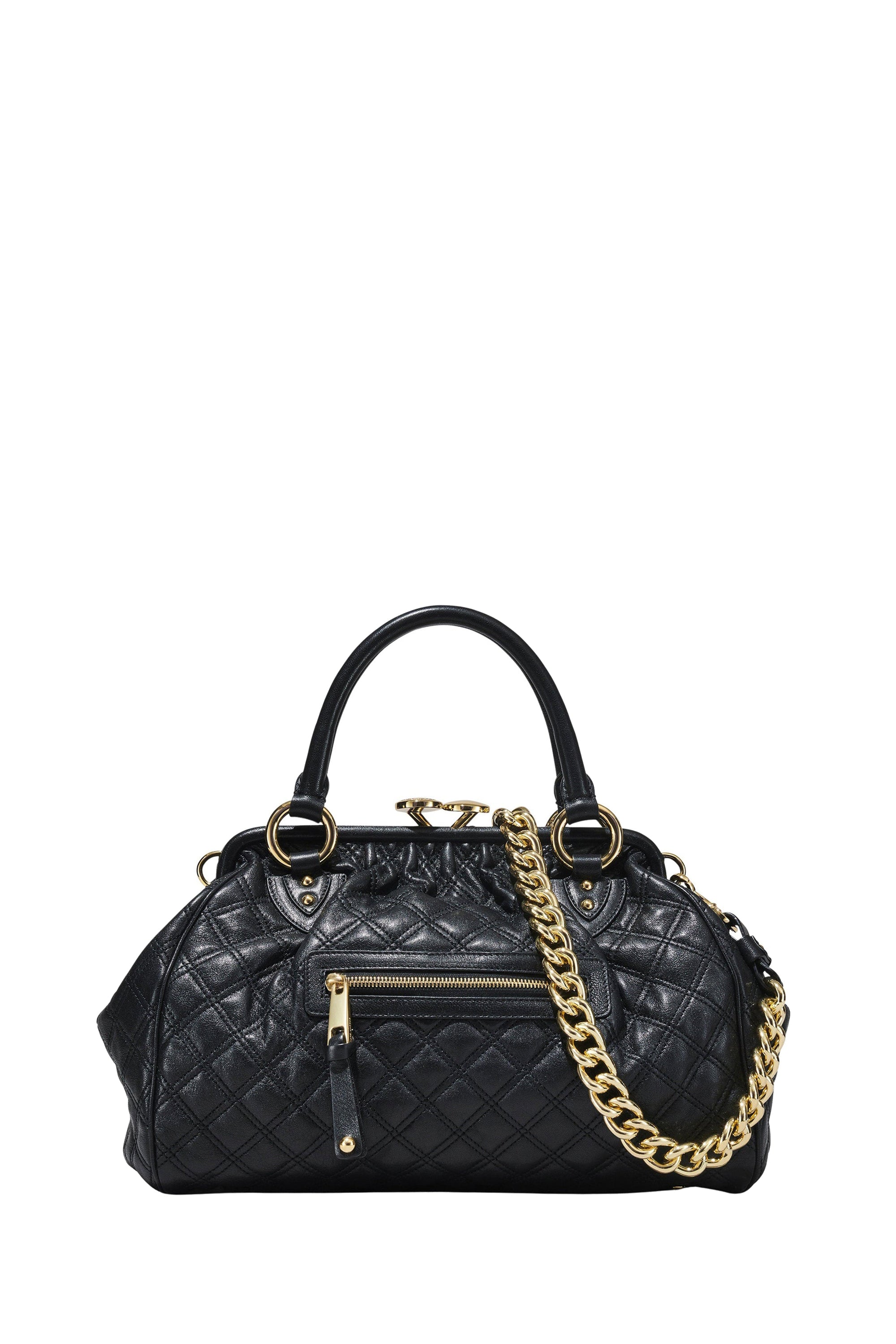 Stam bag with leather chain - Black