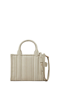 Petit sac à bandoulière The Tote Bag en cuir - Khaki