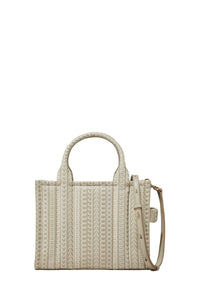 Petit sac à bandoulière The Tote Bag en cuir - Khaki