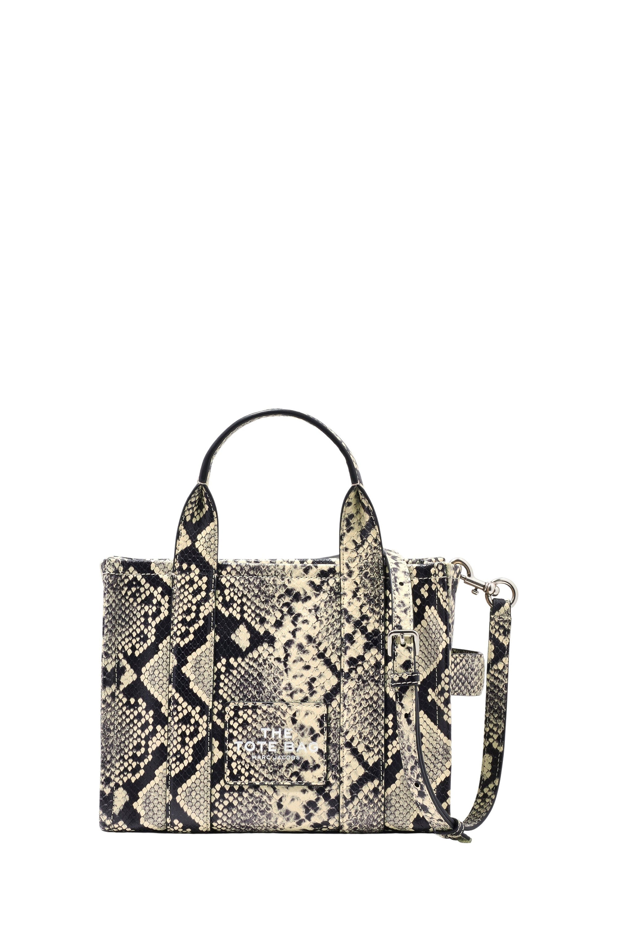 Petit sac The Tote Bag imprimé en cuir - Woodash Multicolor